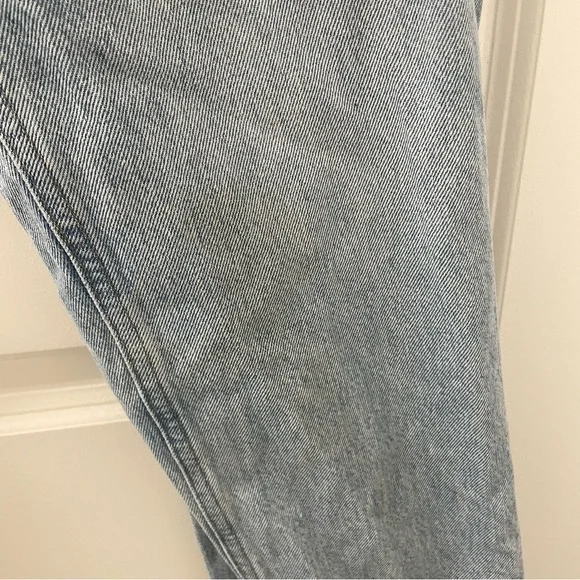 SALE! Agolde Button Front Straight Leg Classic Blue Women's Jeans Size 26 - Picture 9 of 9